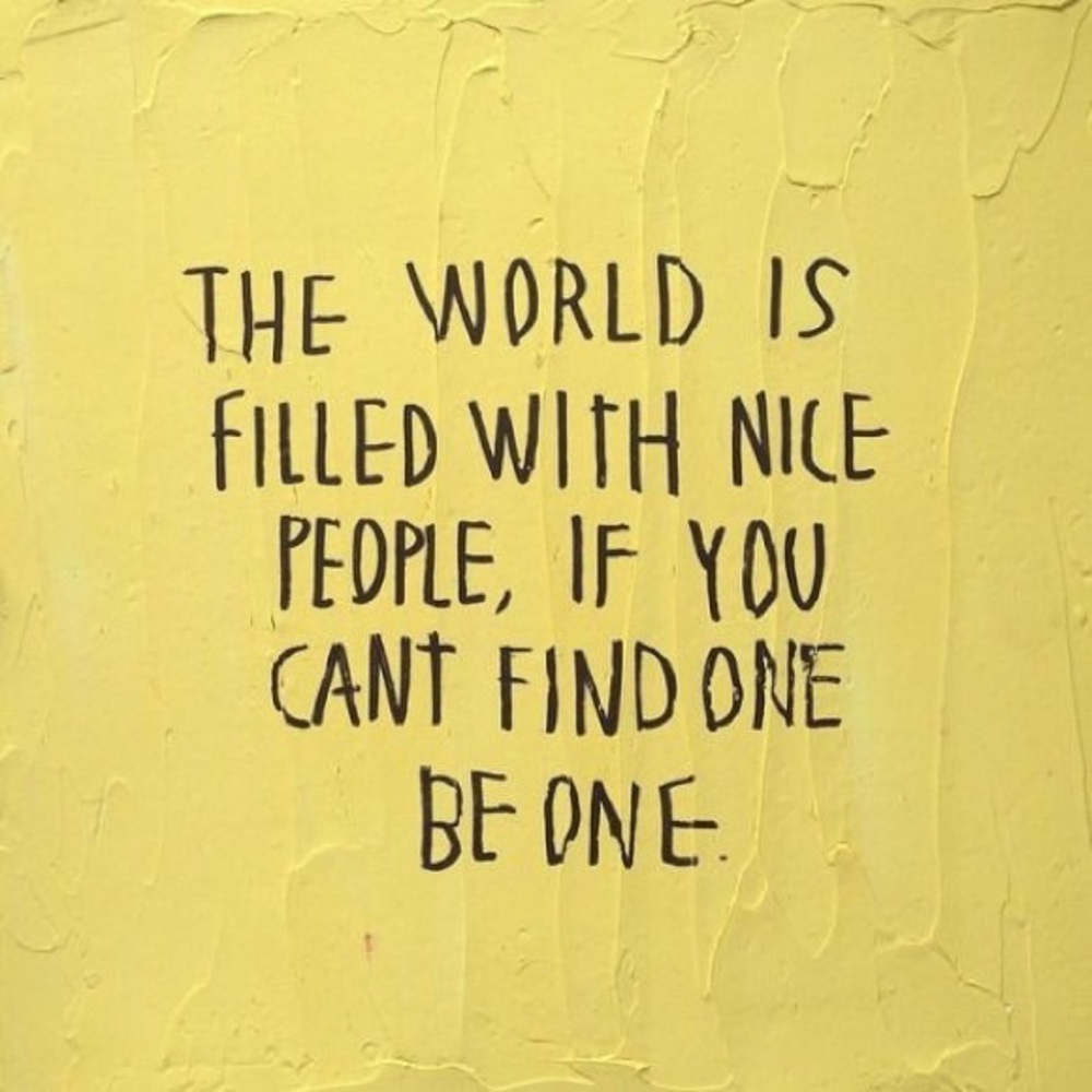 Be one